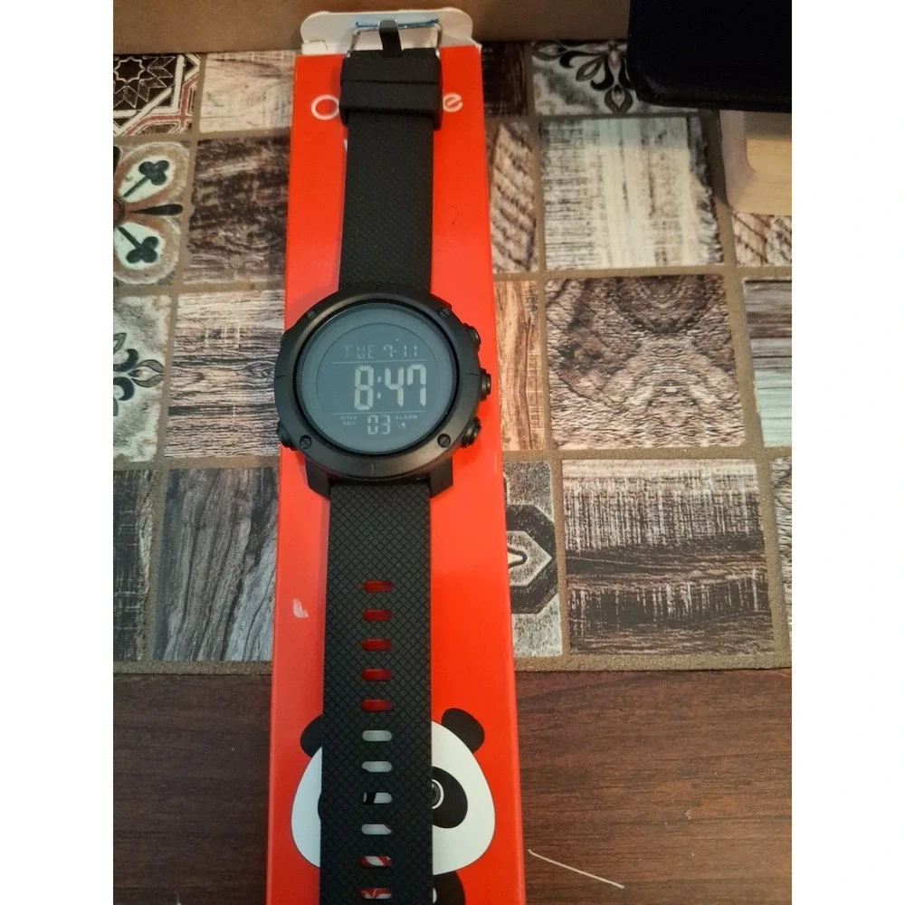 Olazone SNE 47mm Mens/Boys Digital Sports Watch.Stopwatch,Calendar,LCD Display.